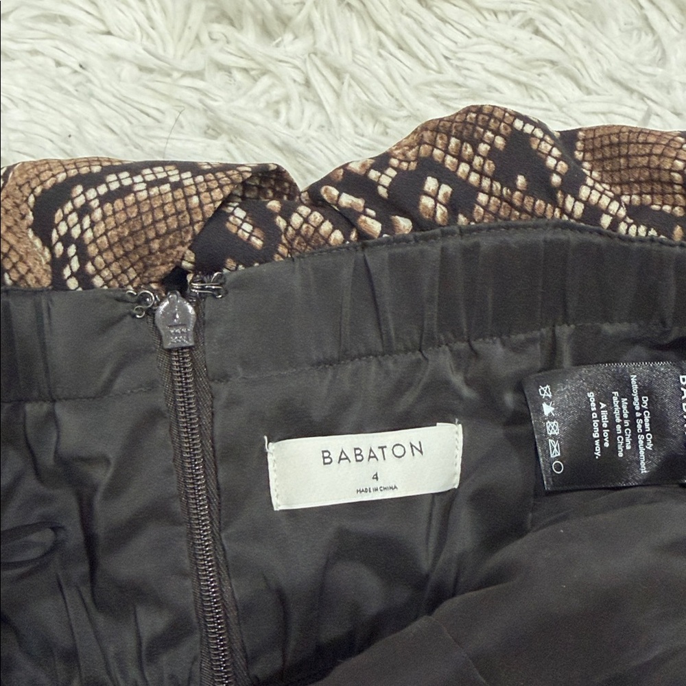 Aritzia Babaton Python Snake Flutter Jumpsuit, Si… - image 3